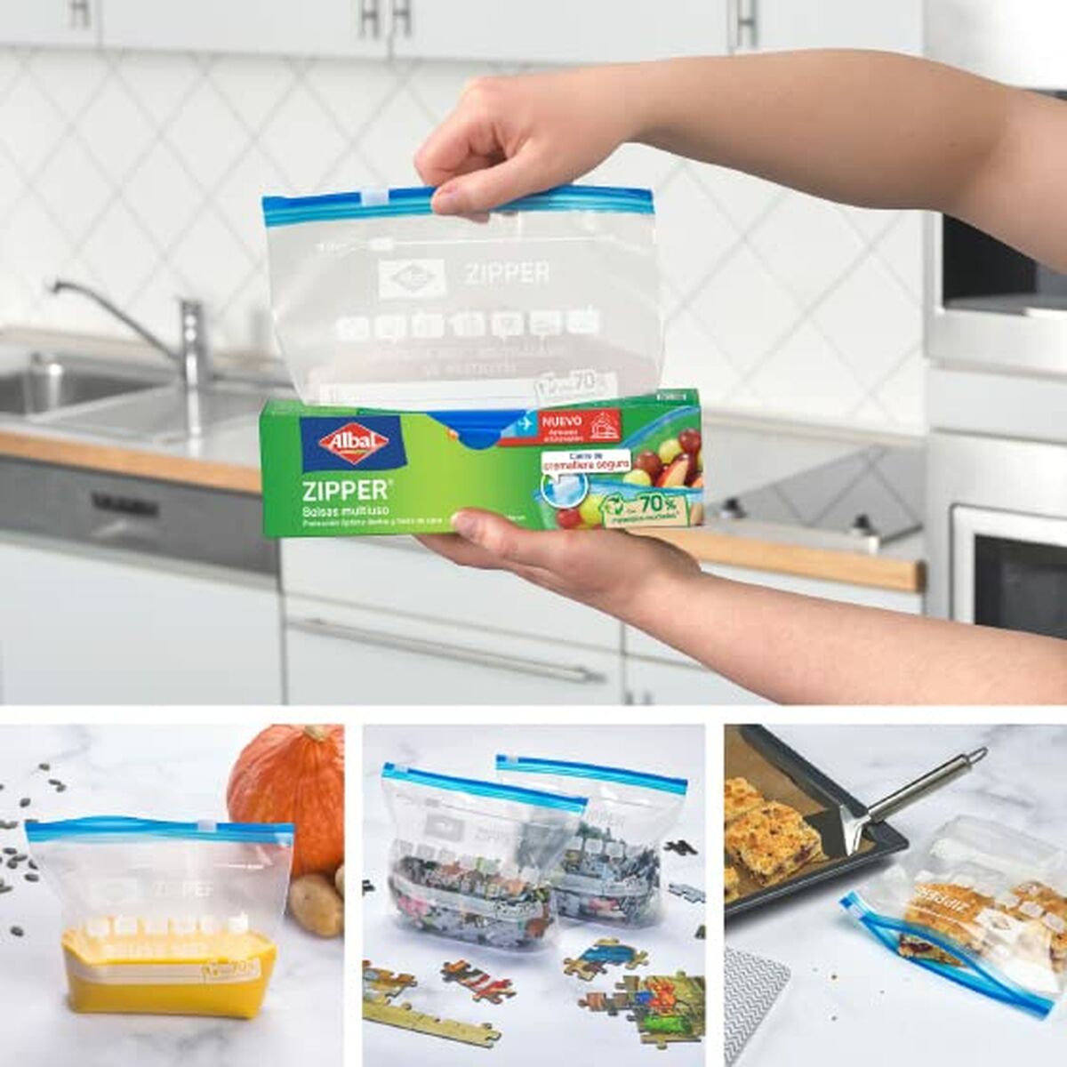 Bags Albal Multi-use 1 L 12 Units-1