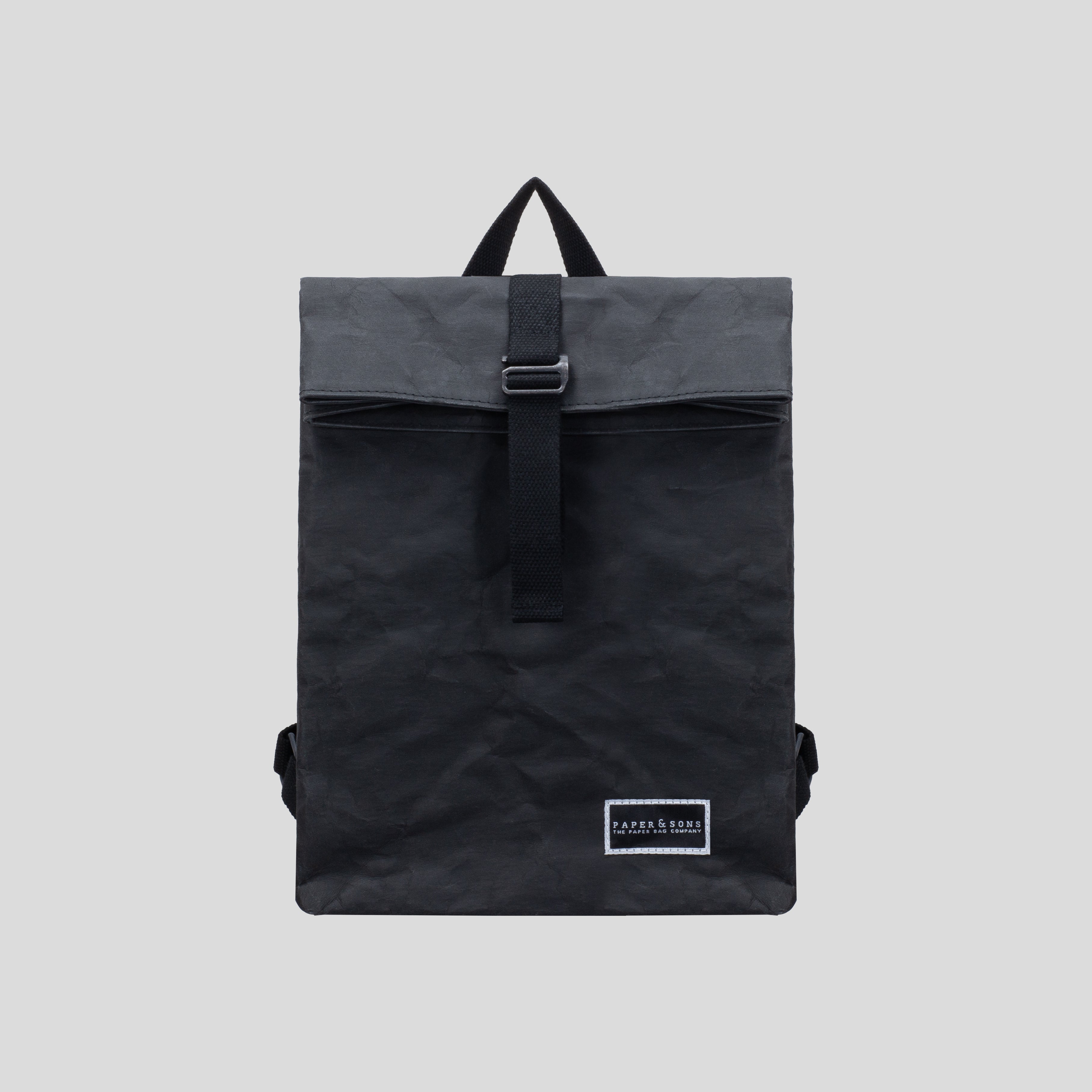 Oak Kraft Paper Backpack | Black Edition-2